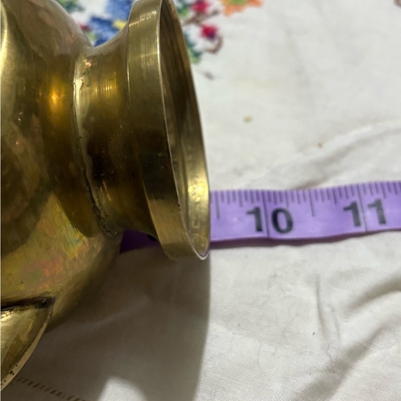 Vintage Brass Mini 8” Tea Set with Carafe and Cups - Picture 9 of 14